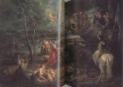 Peter Paul Rubens Landscape with St George and the Dragon (mk01) USA oil painting artist